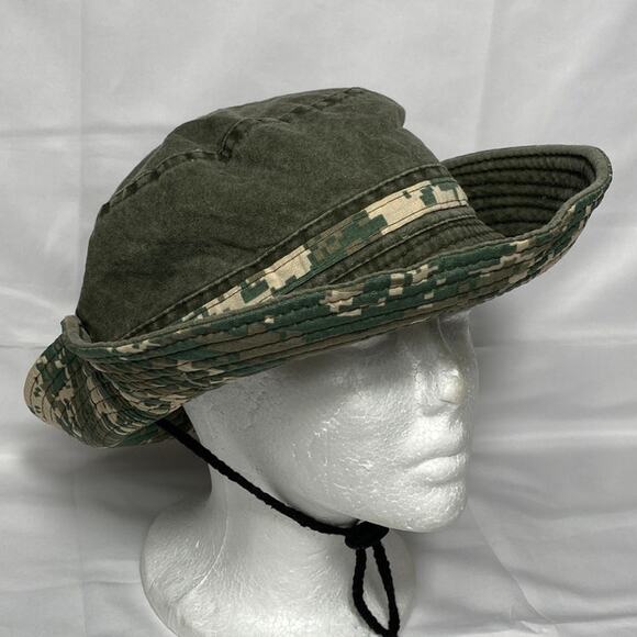 Outdoor Boonie Sun Hat Hiking Camping Fishing Floppy Military Digital Camo Cap - Picture 1 of 13